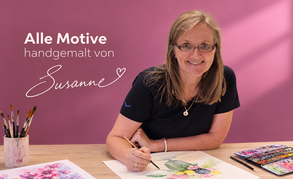 Alle Motive handgemalt von Susanne
